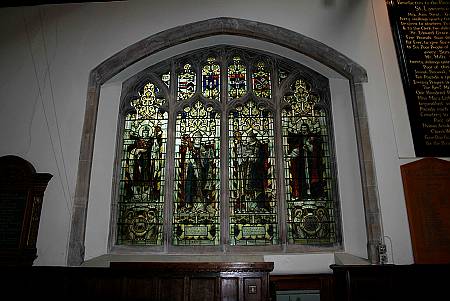 Winchester St Laurence - Stained Glass Detail
